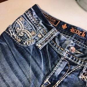 Rock Revival Jeans Jillian Capri, 24” inseam